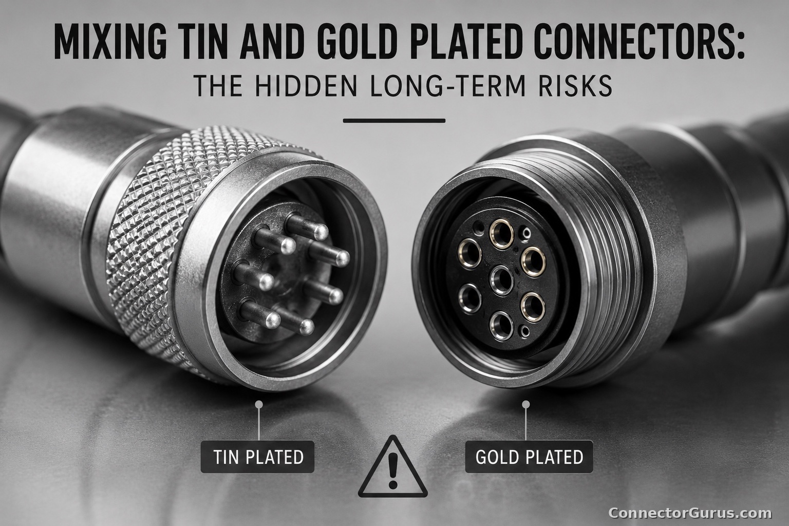 Mixing Tin and Gold Plated Connectors: Why It Can Cause Problems Over Time